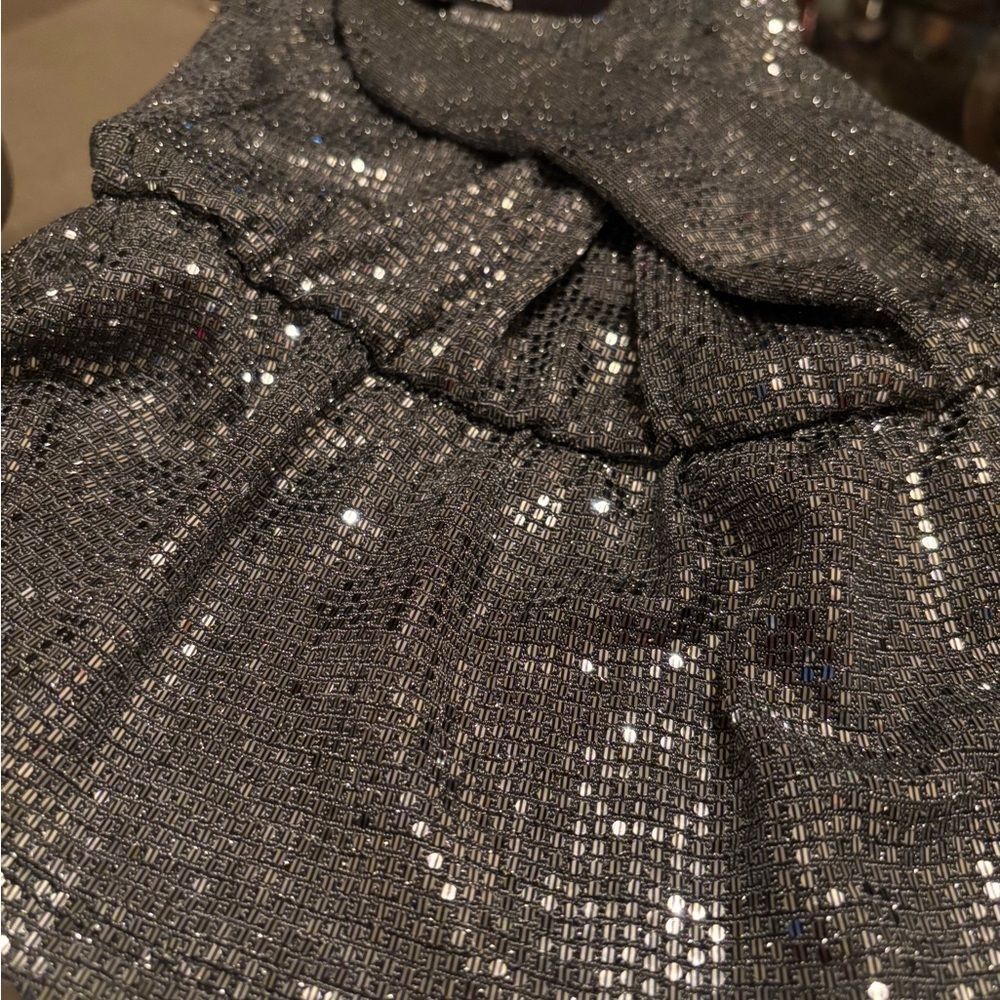 Express Metallic Silver Tank